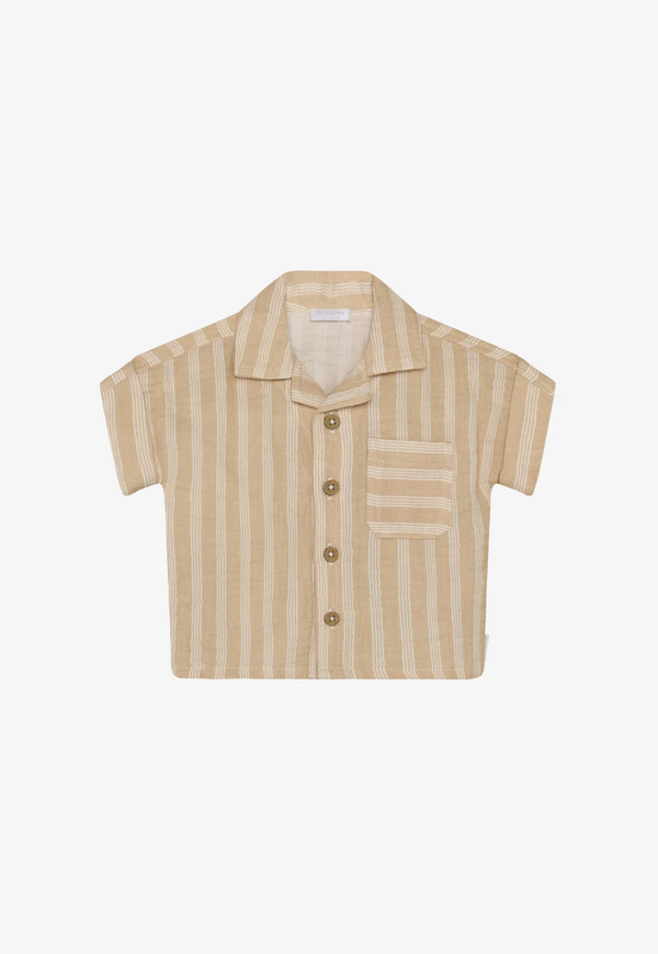 Overhemd stripe - Irish Cream