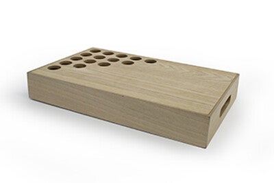 Dienblad voor pet tube naturel