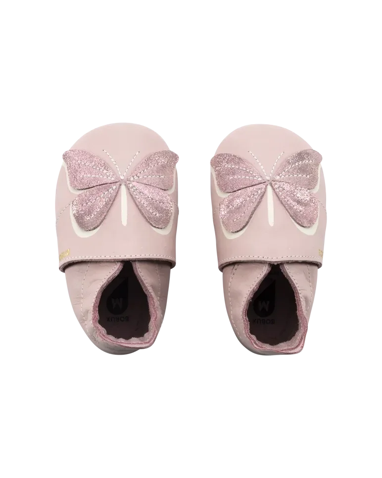 Soft Soles Glitter Wings Bloom | Roze