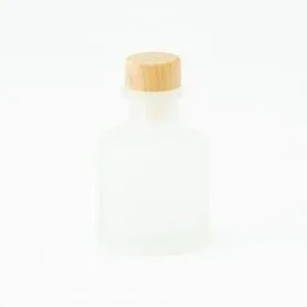 Flesje frosted met hout dop