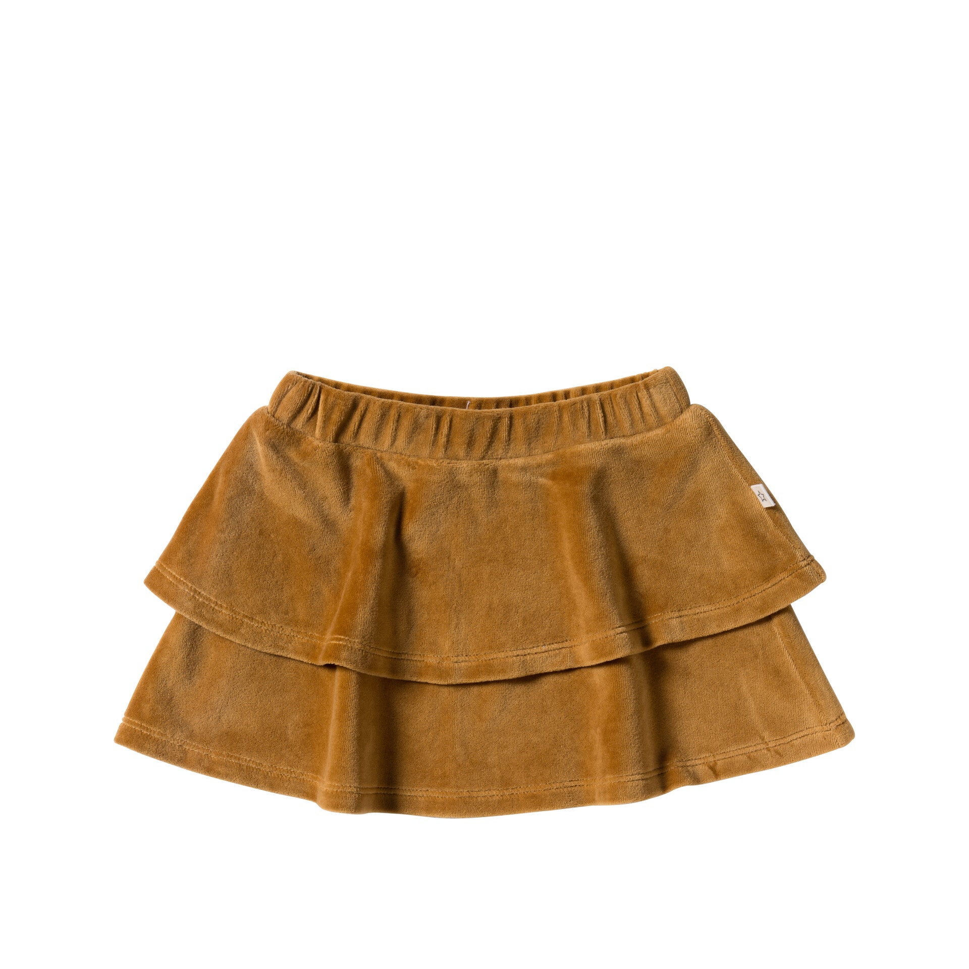 Velvet Jersey | Skirt | Bone Brown