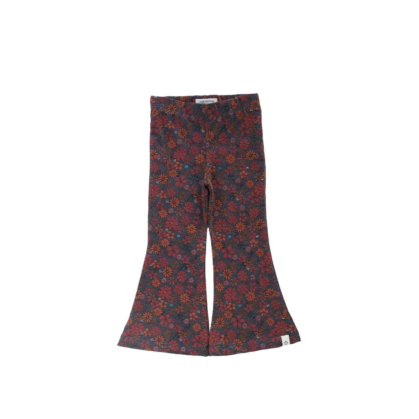 Glam Flower | Flared Legging | Multicolor