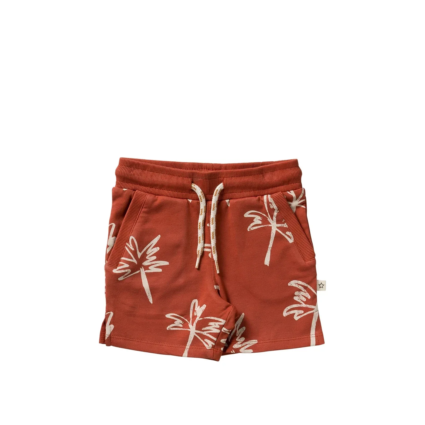 Sketchy Palm | Shorts | Barn Red