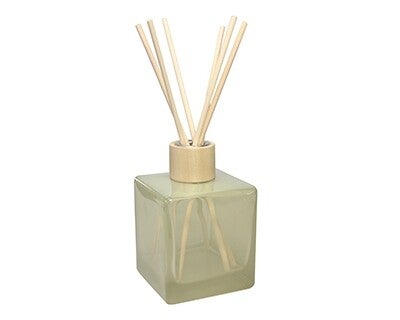 Kubus COTTON 300ml fles met HOUTEN top