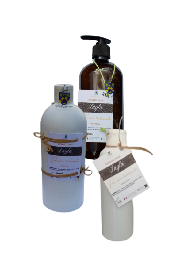 Savon Gel douche ou Liquide Layla