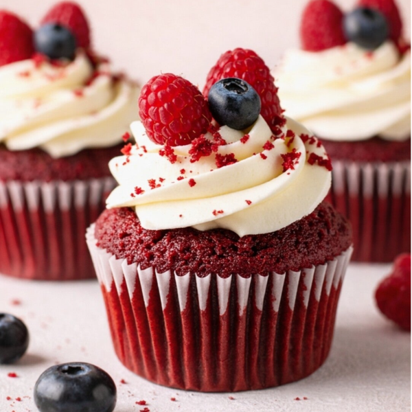 Red velvet cupcakes 12 stuks