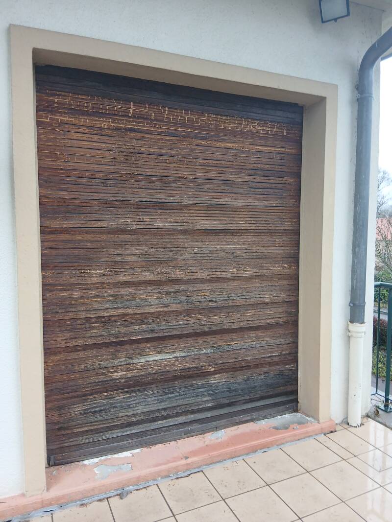 Remplacement d'un vieux volet bois Luxeuil les bains