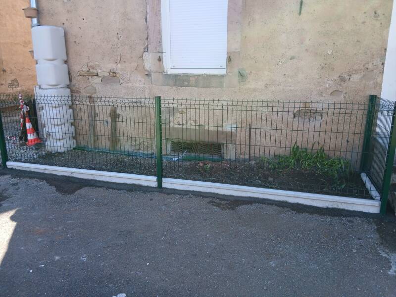 Grillage + plinthe 70250 Ronchamp 