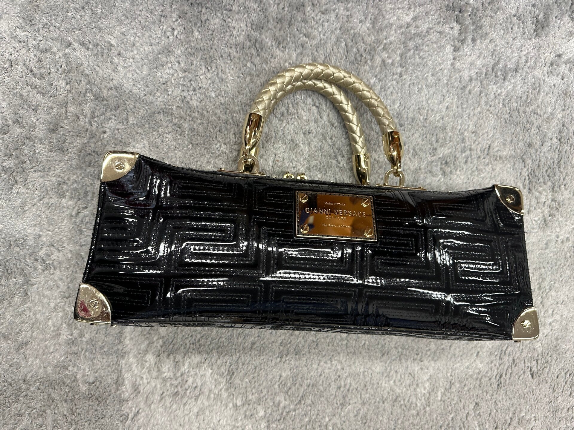 GIANNI VERSACE Couture Schwarze Tasche