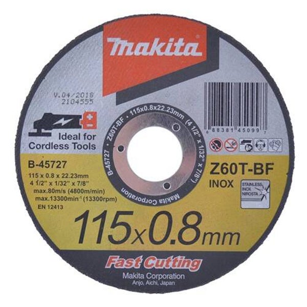 115mm x 0.8mm x 22.2mm Flat Metal Slitting Disc B-45727