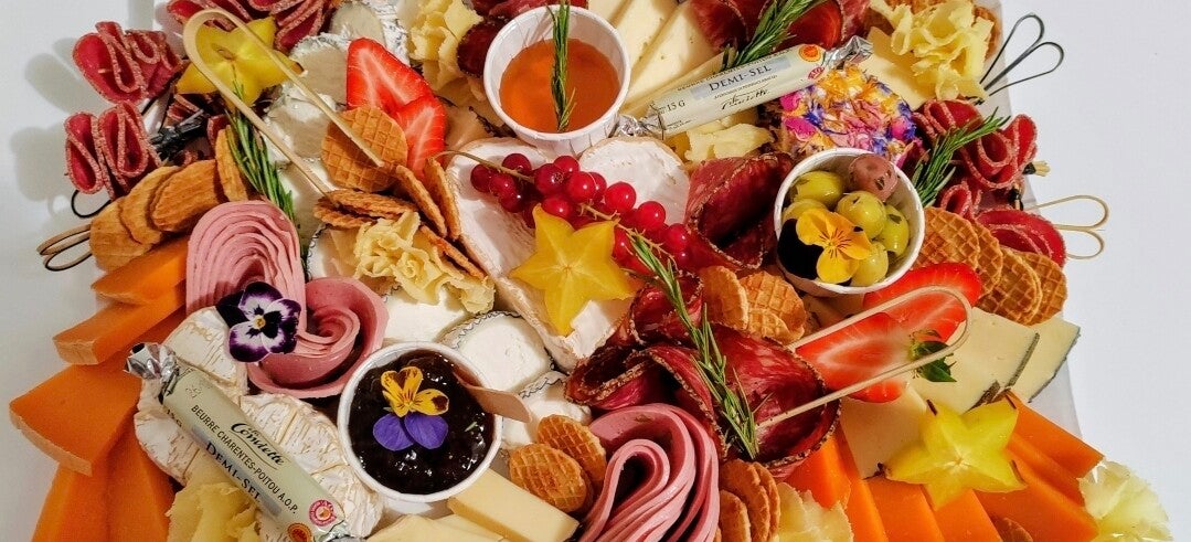 Plateau Fromages et Charcuterie Grazing