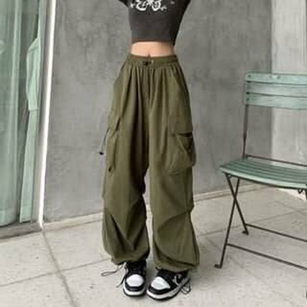 Pantalon Cargo Vert Kaki