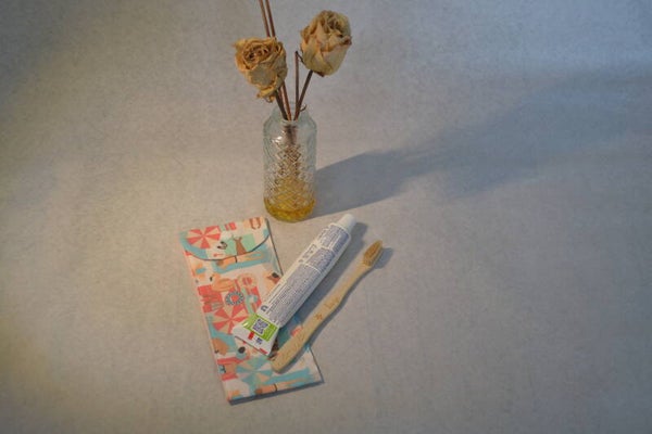 🌴 Pochette à Brosse à Dents – Motif Été & Plage
