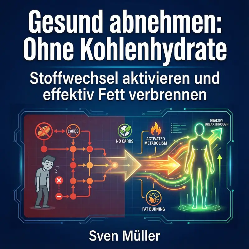 Hörbuch-Cover "Gesund alt werden: Die Rolle der Ernährung" von Sven Müller. Ein älteres Paar spaziert glücklich durch einen sonnigen Wald – Symbol für Vitalität und Gesundheit im Alter.
