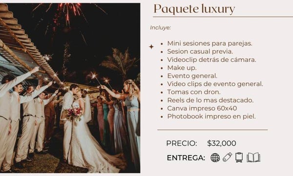 PAQUETE LUXURY
