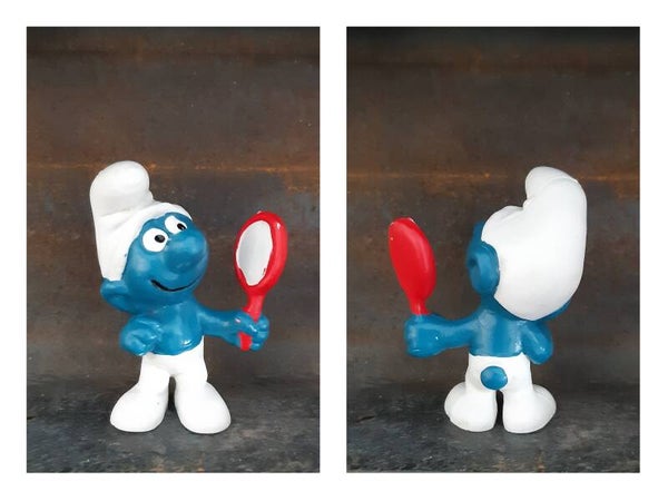Vintage Smurfen 1972 Hippe Smurf