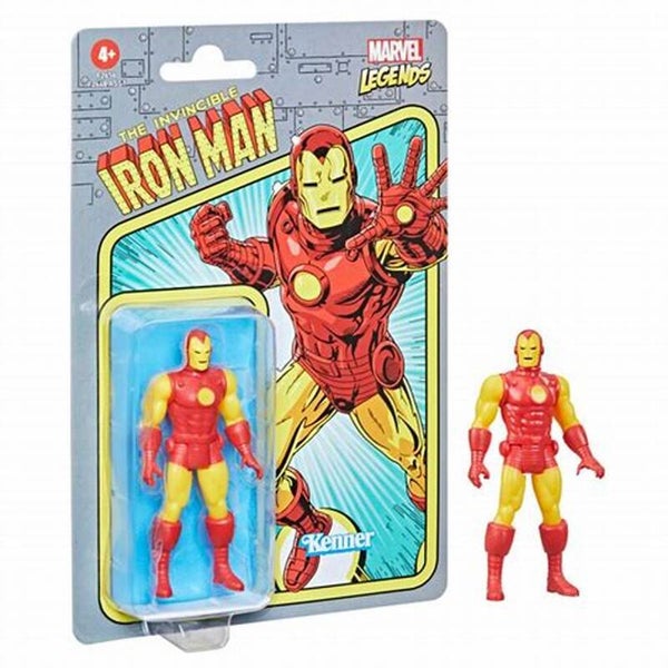 Marvel Legends Retro Iron Man 9,5 cm