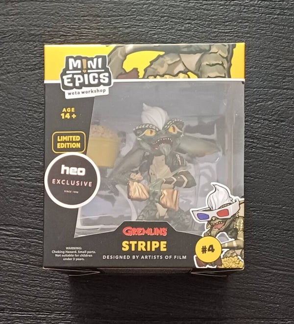 Gremlins Mini Epics Vinyl Figure Stripe with Popcorn Limited Edition 12 cm