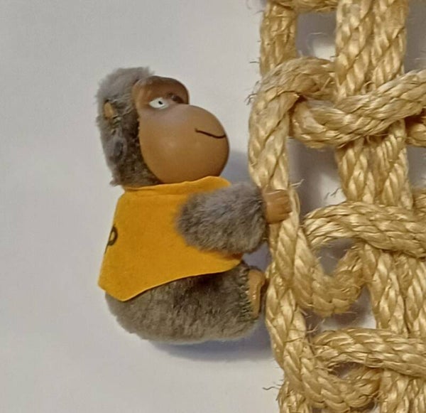 Vintage Jaap Aap Knijpbeestje/poppetje jaren 80