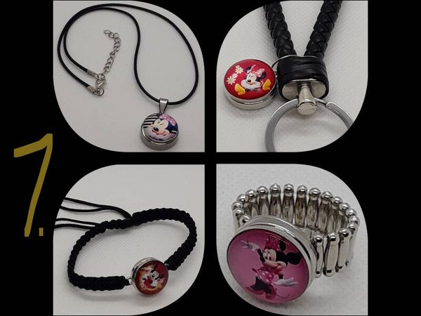 Sieradensets met snapbuttons