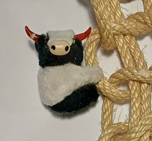 Vintage Stier 1 Knijpbeestje/poppetje jaren 80