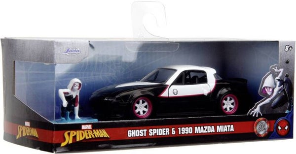 Marvel Diecast Models 1/32 Ghost-Spider 1990 Miata