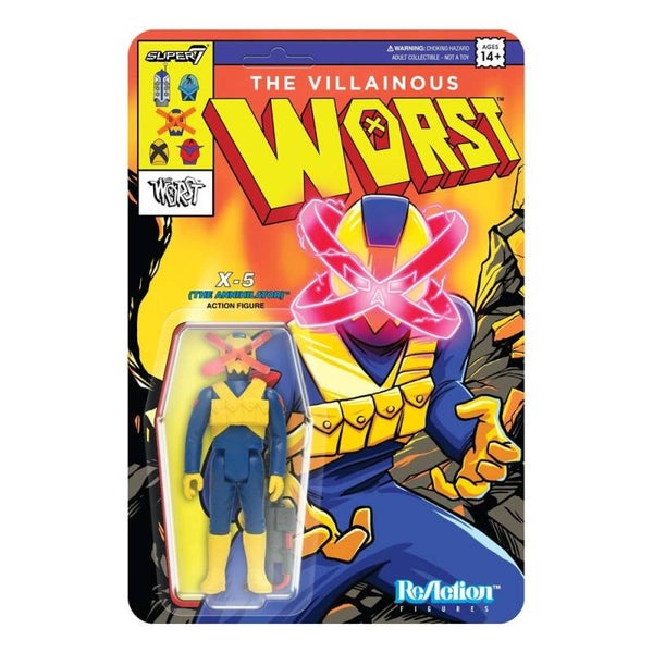 The Worst ReAction Action Figure Mutant Team X5 The Annihilator