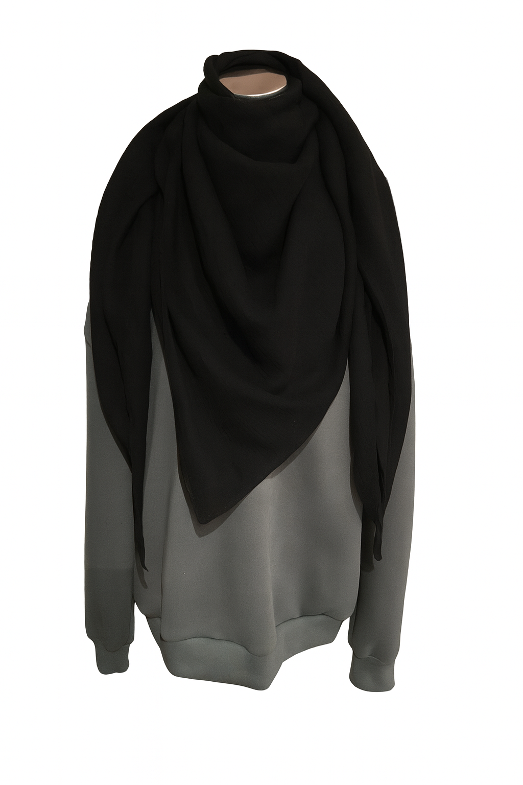 Musselin Tuch Schwarz