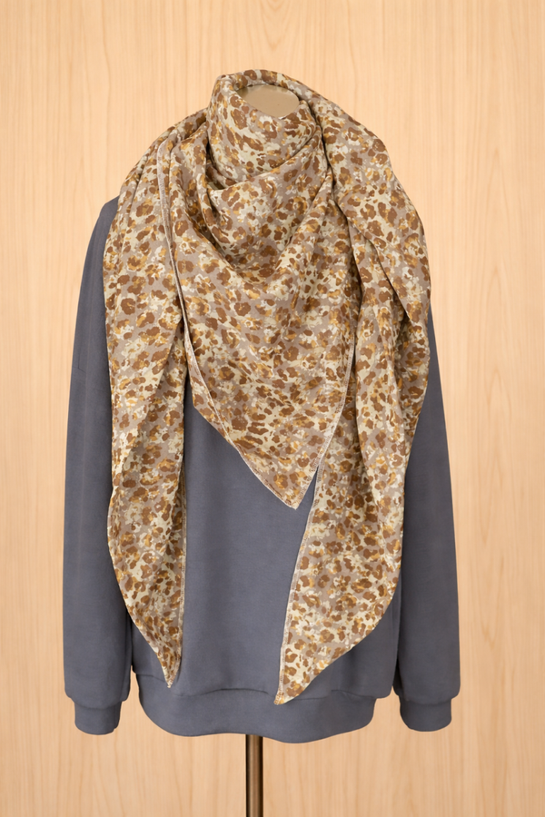 Musselin Tuch Groß Leo