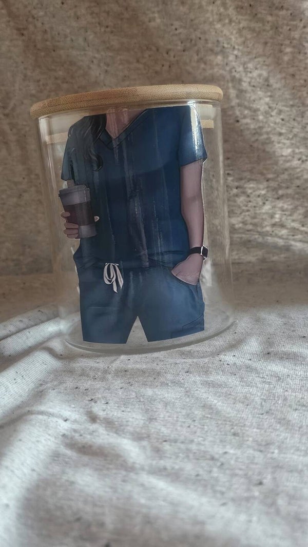 Deko/Aufbewahrungsglas Pflege