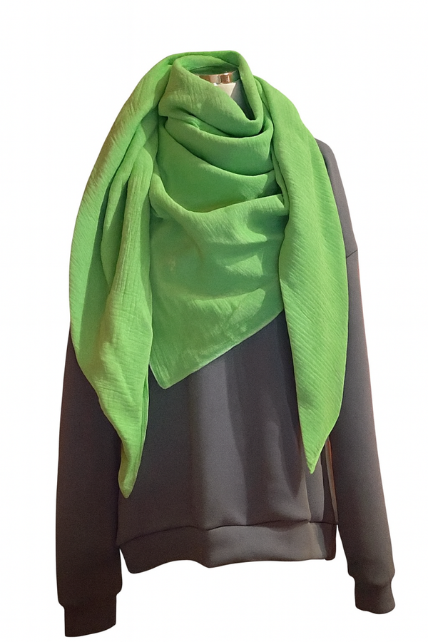 Musselin Tuch helles grün