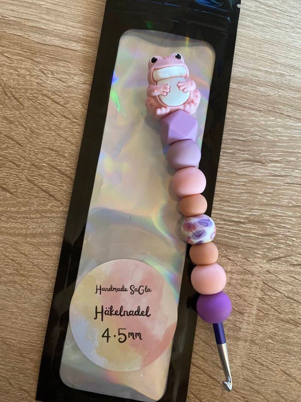 Häkelnadel Frosch Rosa 4,5mm