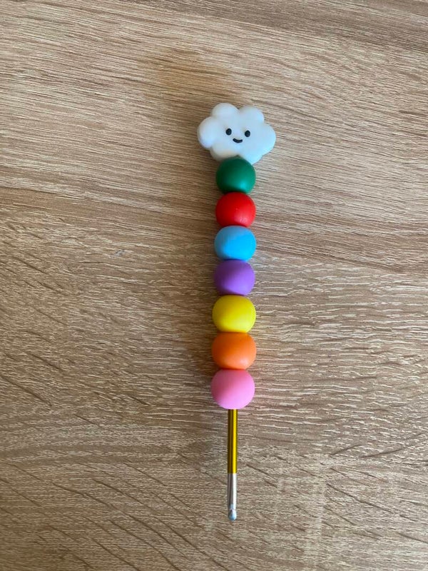 Häkelnadel Wolke 3,5mm knalliger Regenbogen