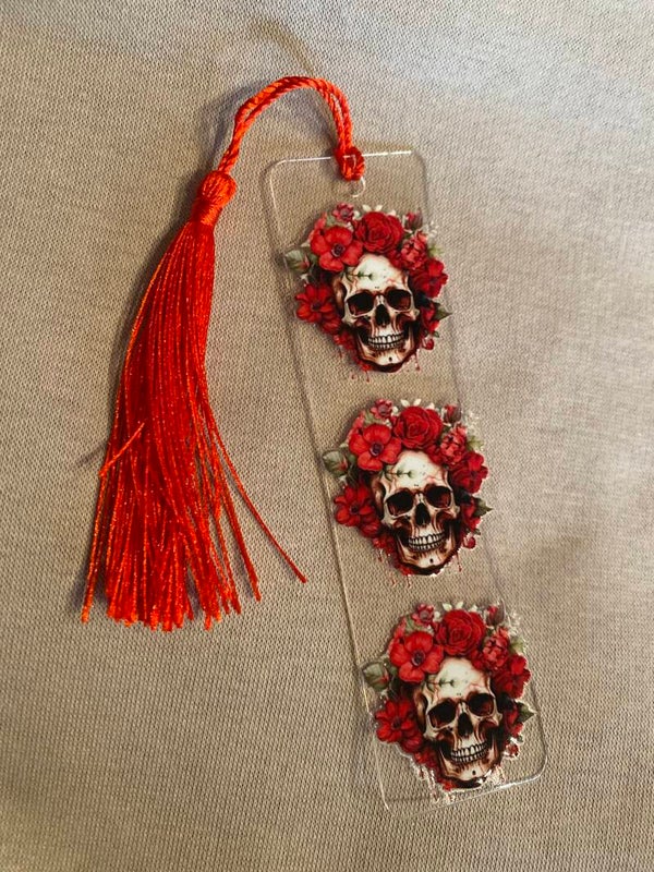 Lesezeichen Totenkopf