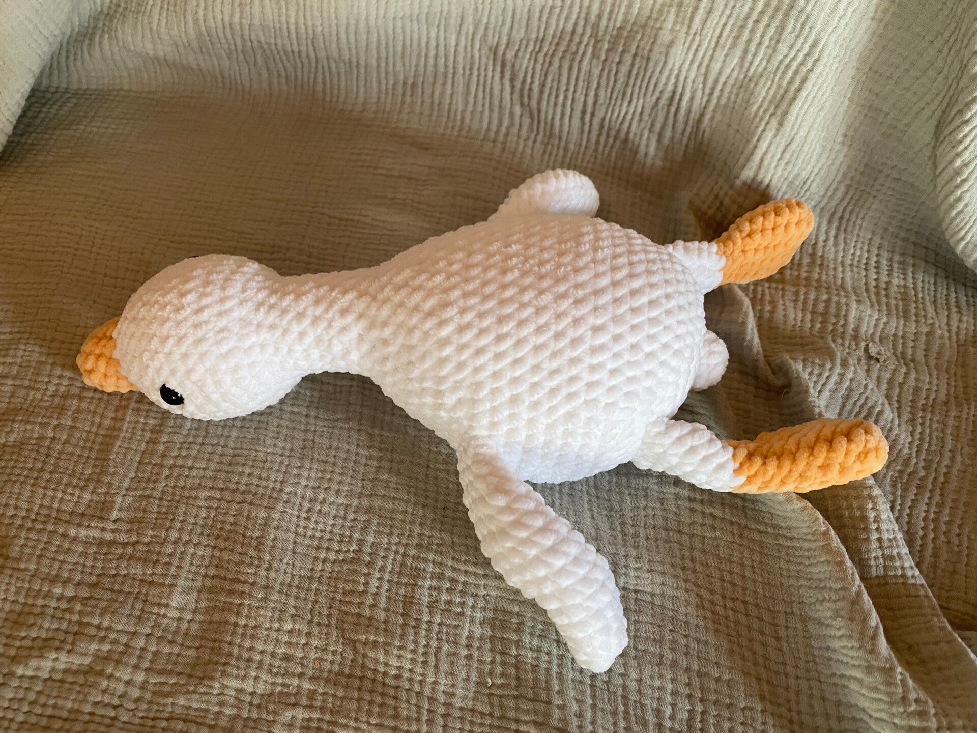 Kuschelgans hell Orange