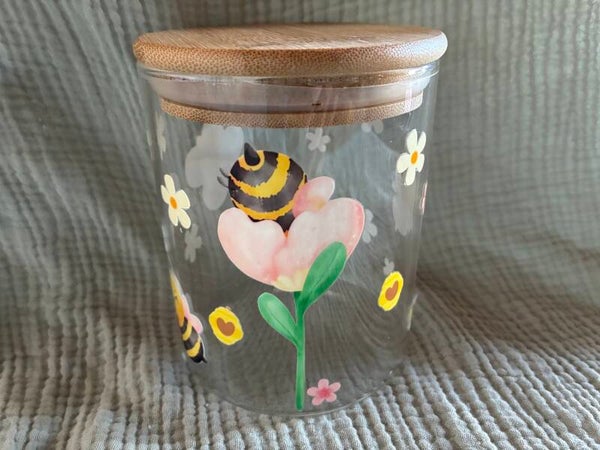 Deko/Aufbewahrungsglas Biene