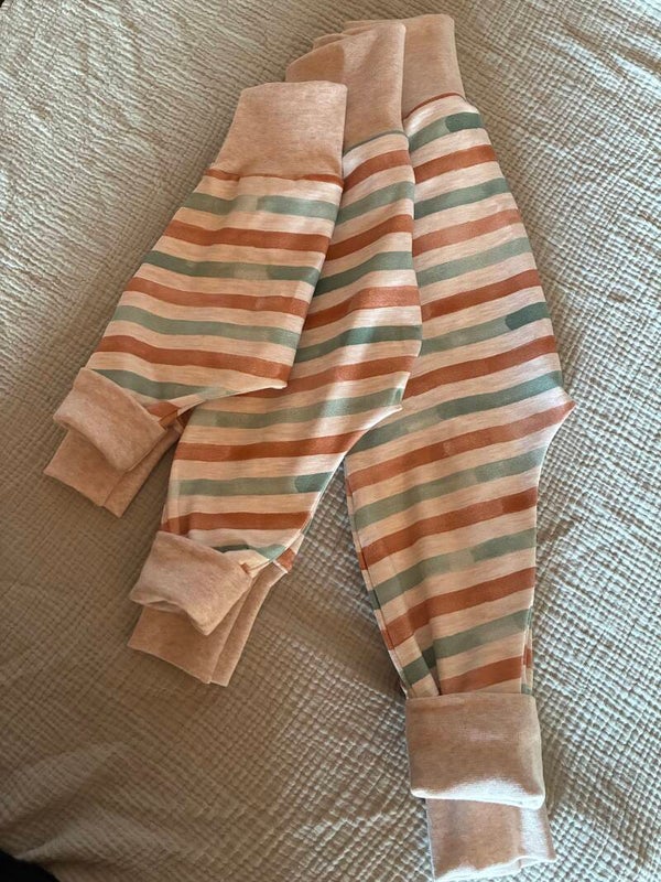 Pumphose Gestreift Naturfarben 3 Größen