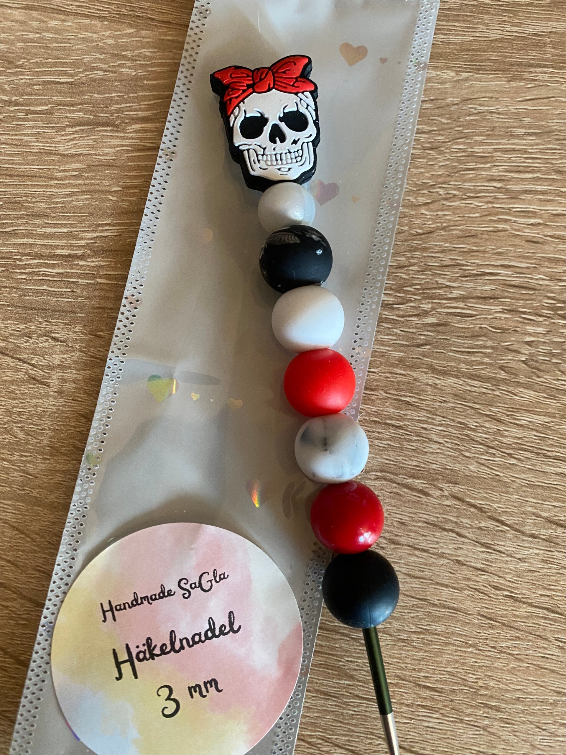 Häkelnadel Totenkopf 3mm