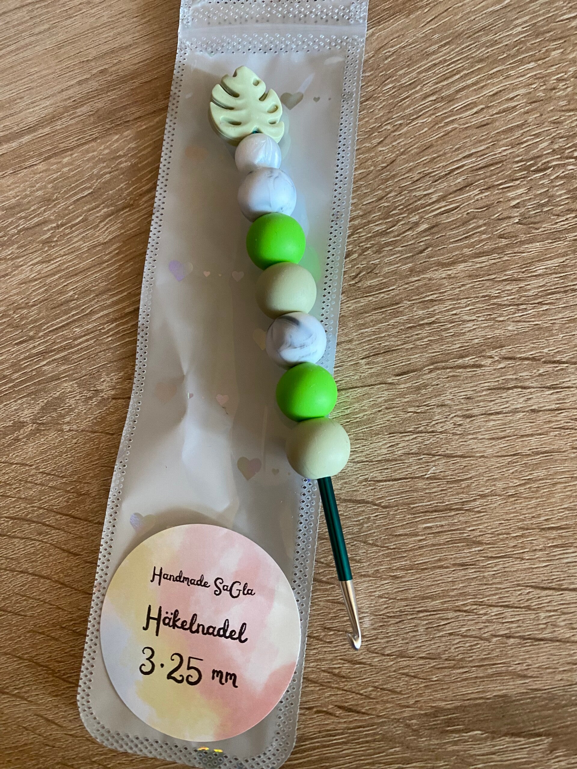 Häkelnadel Blatt hell 3,25mm