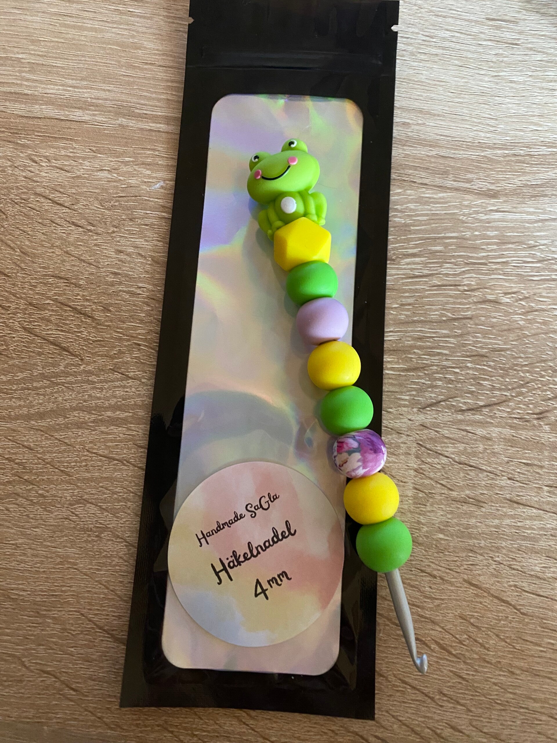Häkelnadel Frosch Bunt 4mm