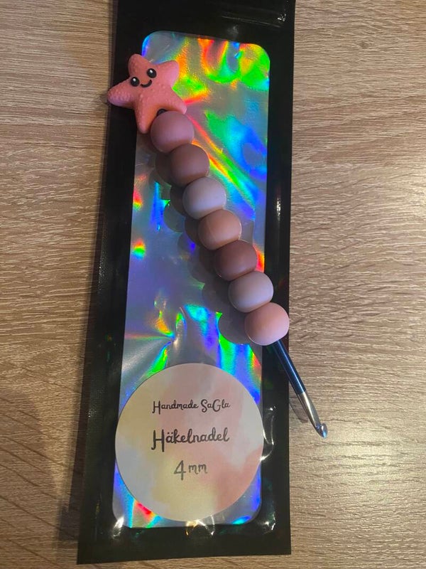 Häkelnadel Seestern Rosa 4mm