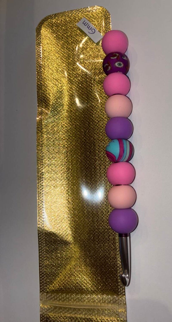 Häkelnadel Pink Lila 6mm