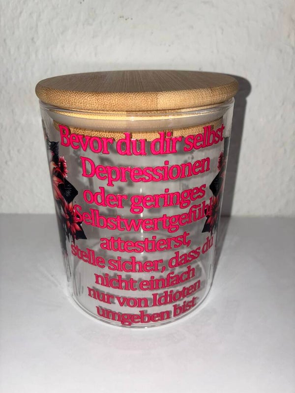 Aufbewahrungs/Dekoglas