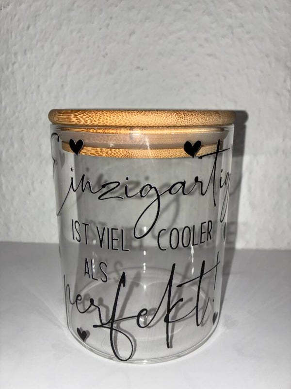 Aufbewahrungs/Dekoglas