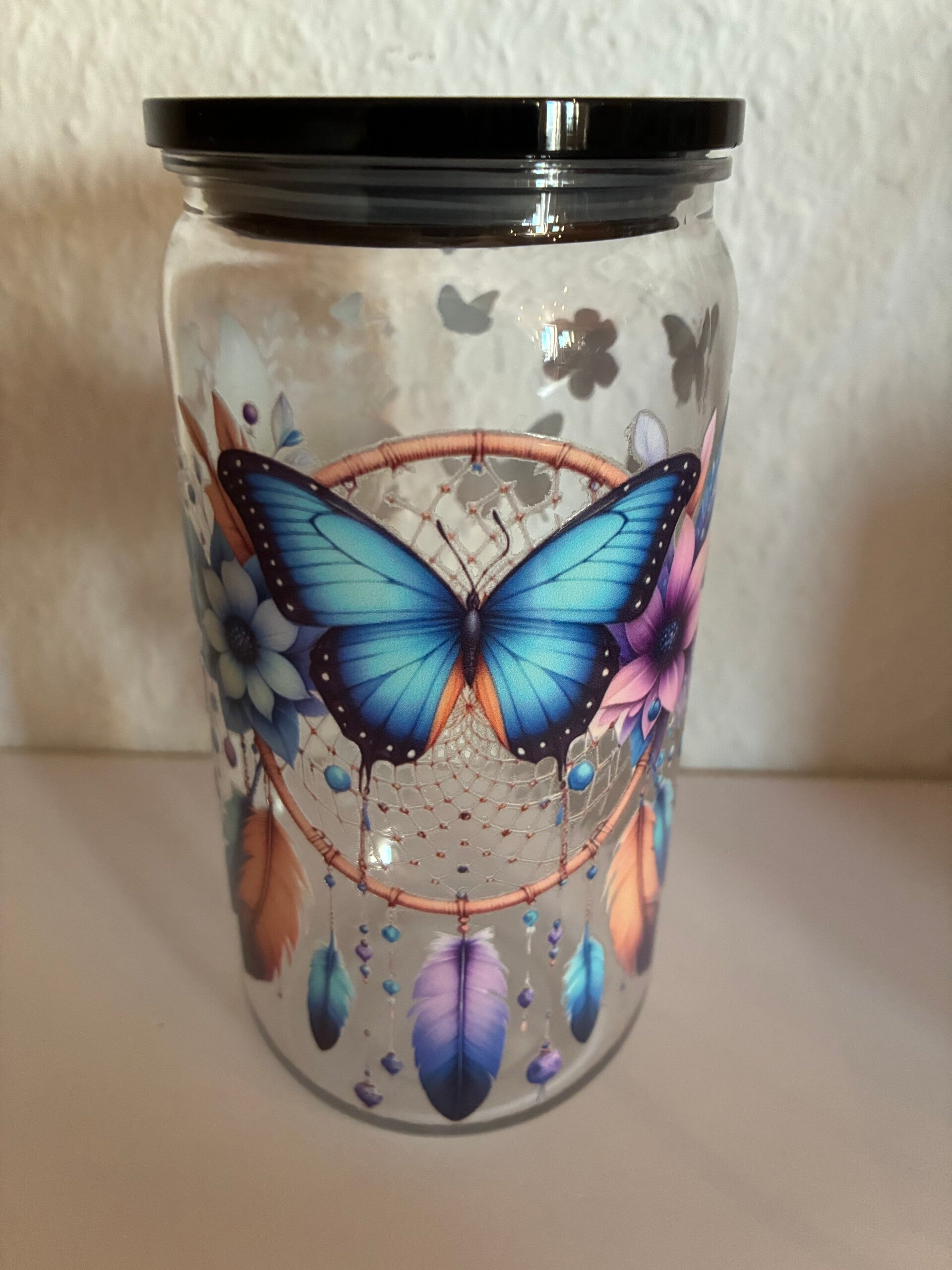 Trinkbecher Schmetterling/Traumfänger