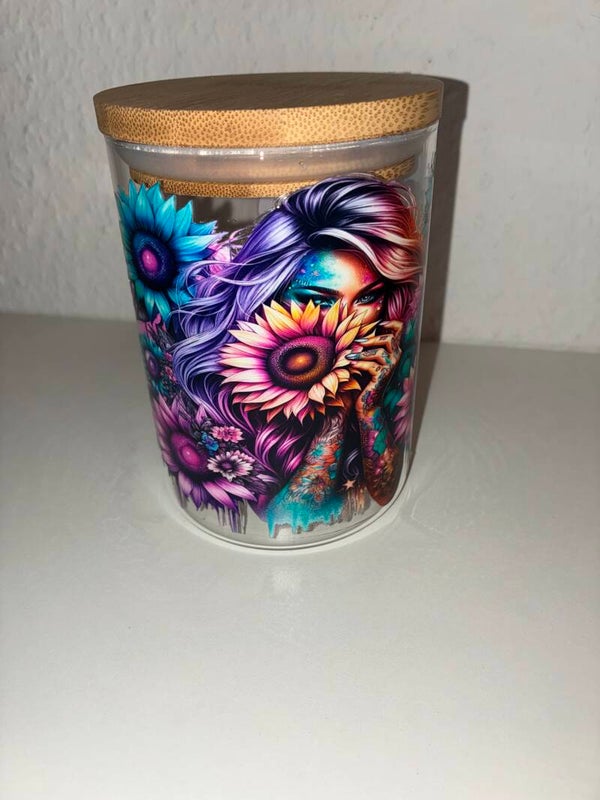 Aufbewahrungs/Dekoglas Ich atme