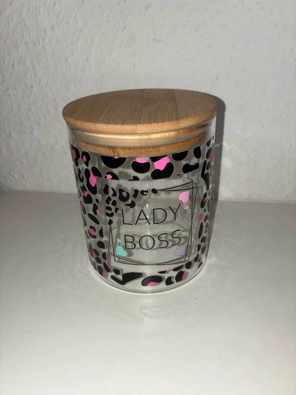 Deko/ Aufbewahrungsglas Lady Boss