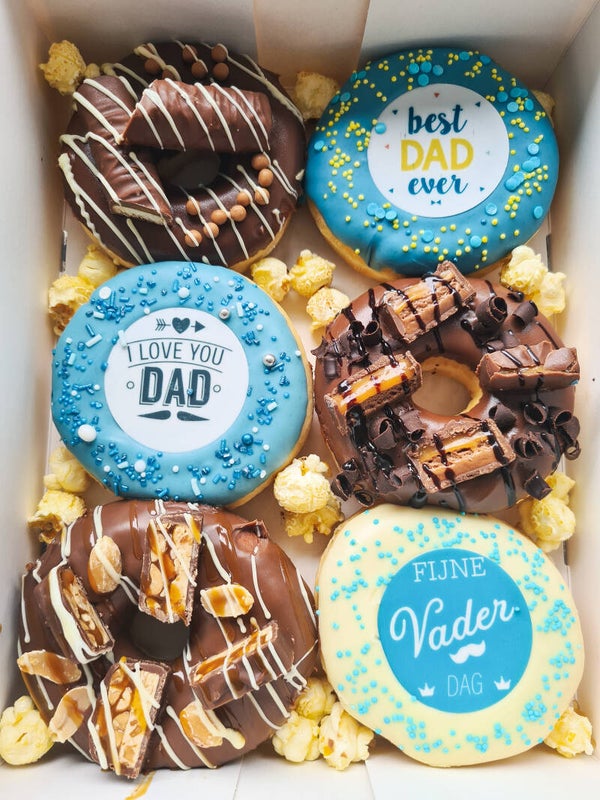 Vaderdag donut box (6stuks)