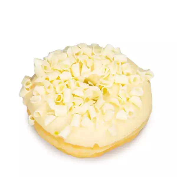 Witte chocolade schilfers