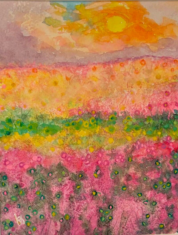 "Morning Has Broken" - 8.5" x 10" Hand Painted Original Watercolor + US Tax